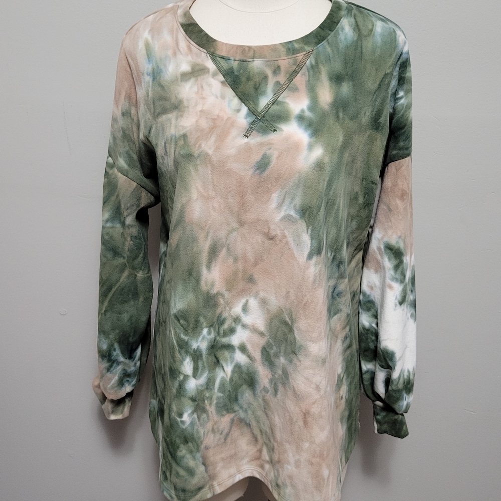 Tee for the soul tie dye sweatshirt size Large